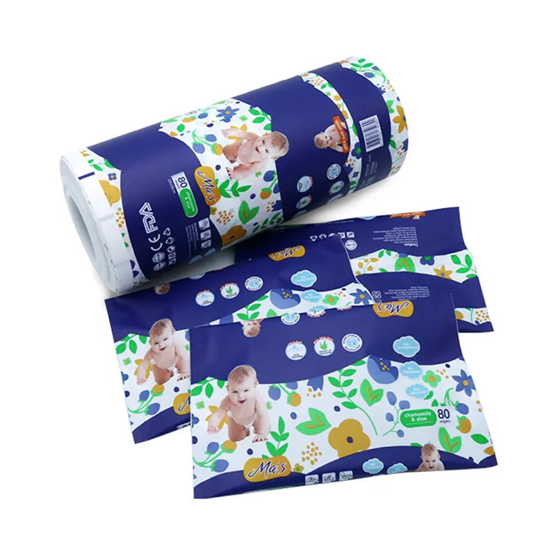 Baby Diaper Printed Packing Roll Film